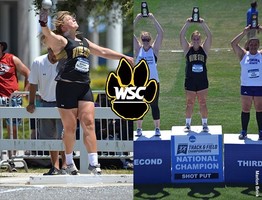 NATIONAL CHAMPION - Dendinger dominates shot put with new school record mark at NCAA Division II Outdoor Track and Field Championships